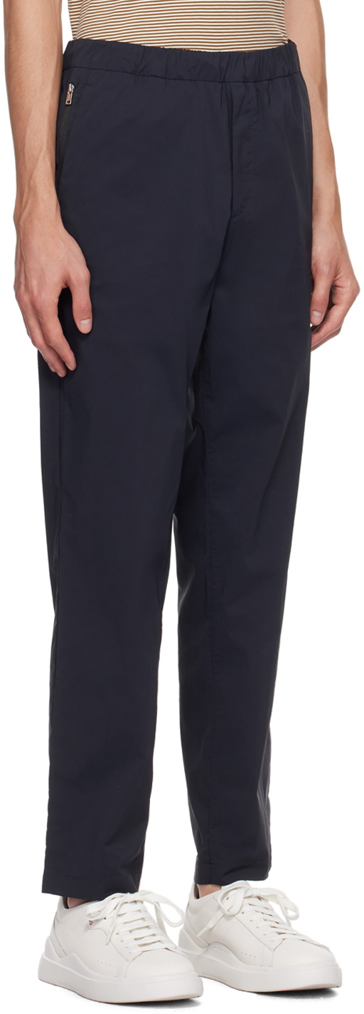 Theory Black Tapered Trousers Theory