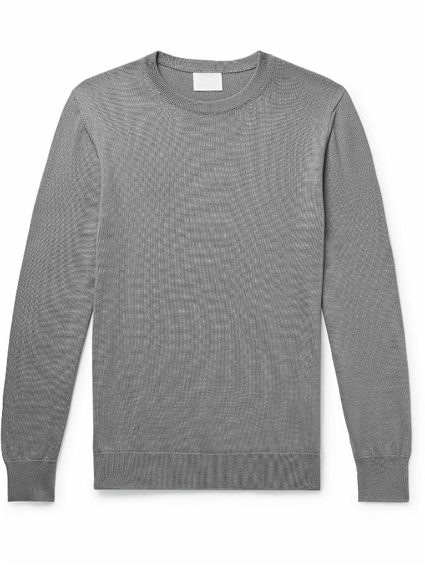 Photo: Handvaerk - Pima Cotton Sweater - Gray