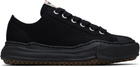 Maison MIHARA YASUHIRO Black Peterson OG Sole Canvas Low-Top Sneakers