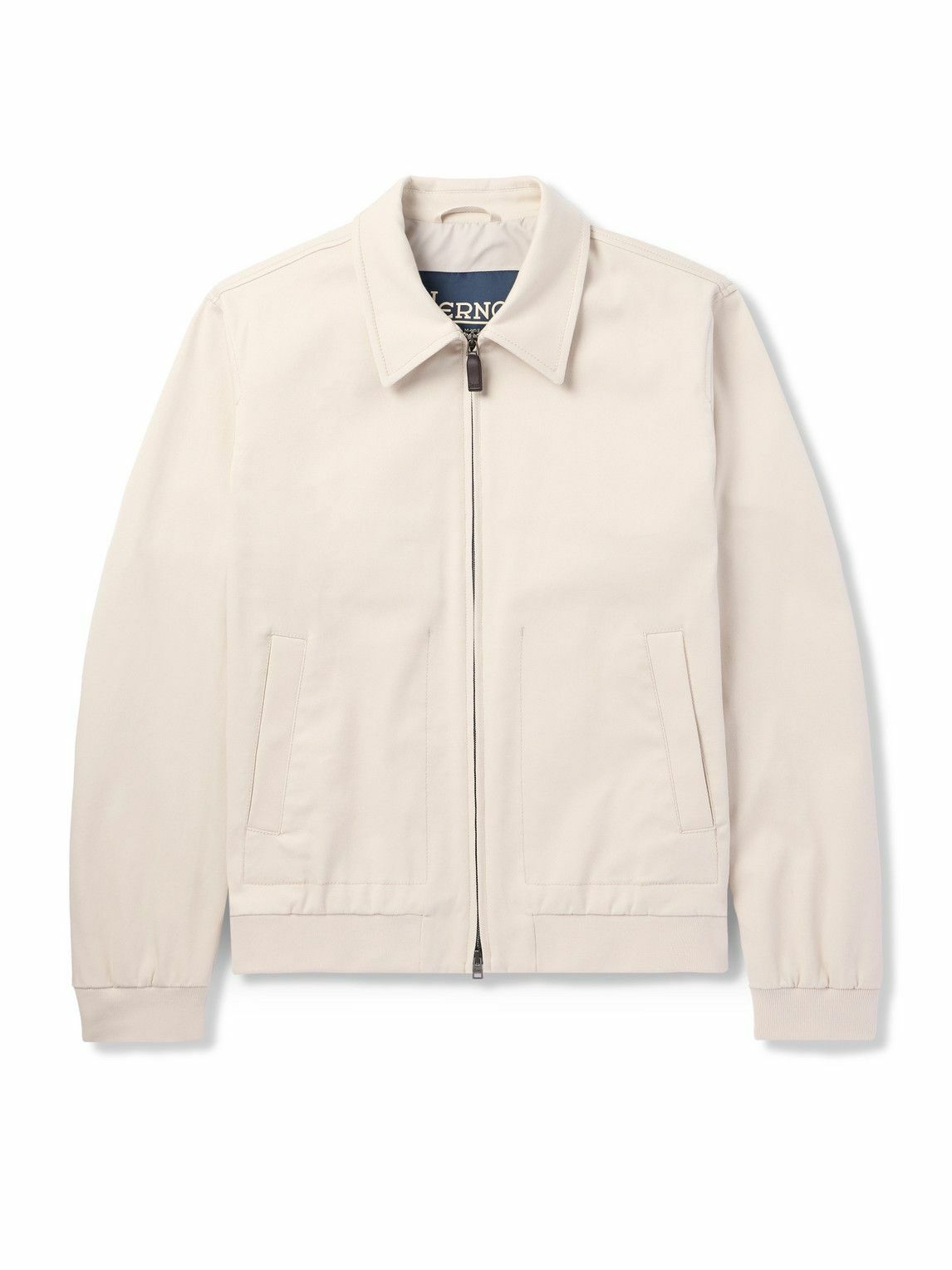 Herno - Cotton-Blend Twill Bomber Jacket - Neutrals
