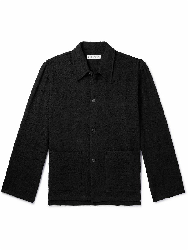 Photo: Our Legacy - Haven Woven Overshirt - Black