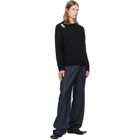 MM6 Maison Margiela Black Wool Sweater
