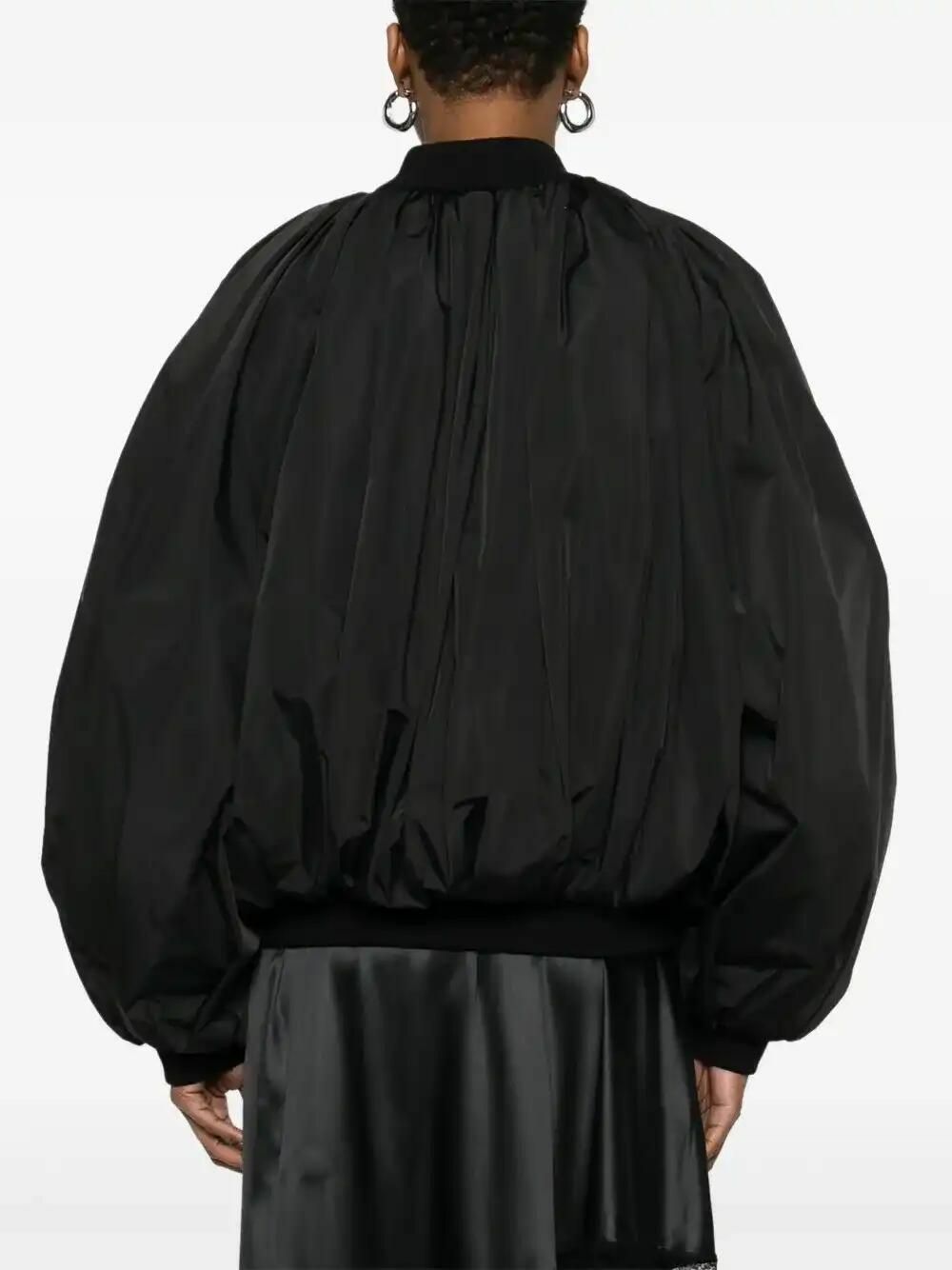 Balenciaga Draped Bomber Jacket