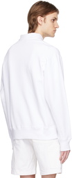 Moschino White Printed Sweatshirt