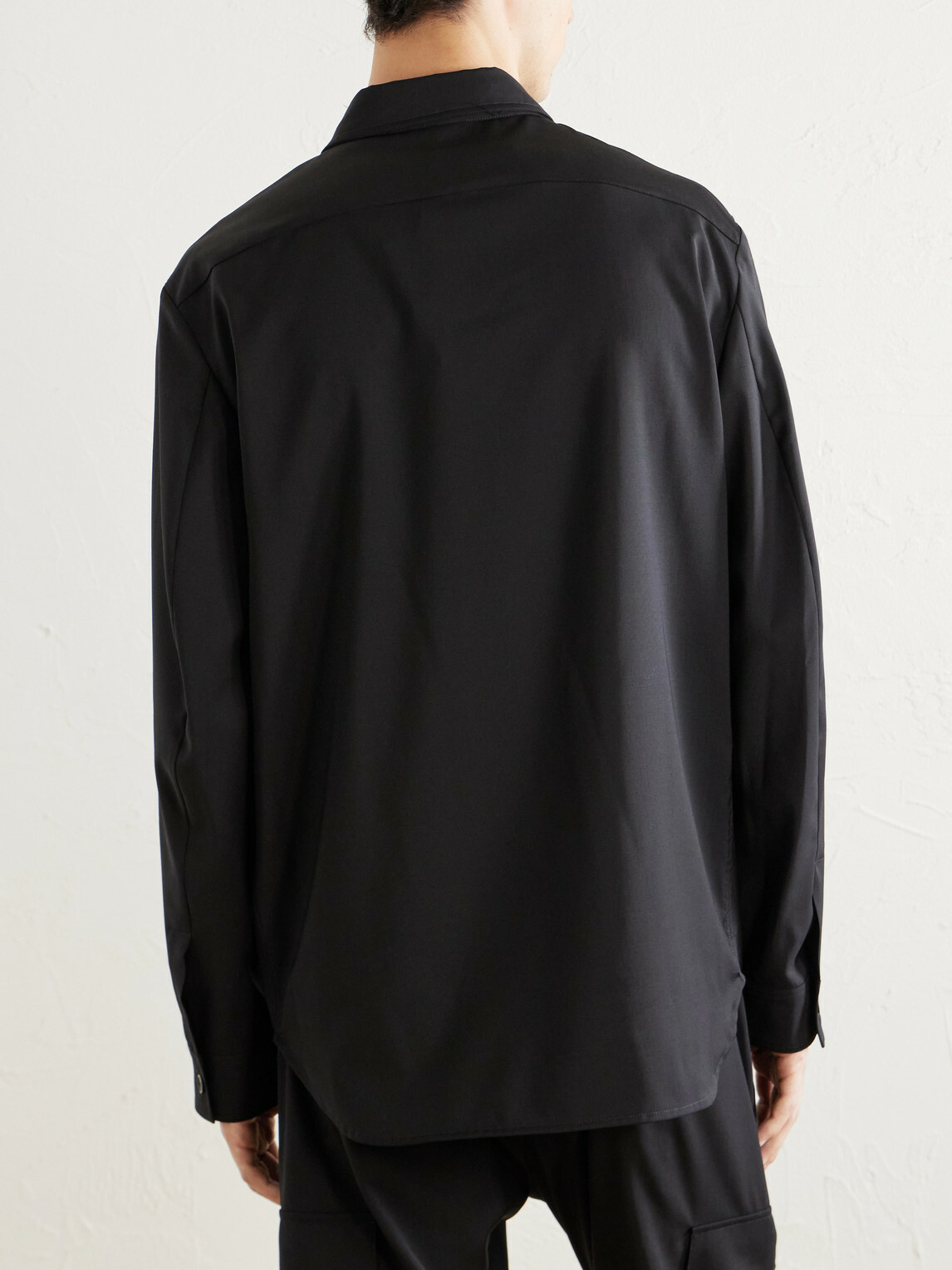 Barena - Virgin Wool Overshirt - Black