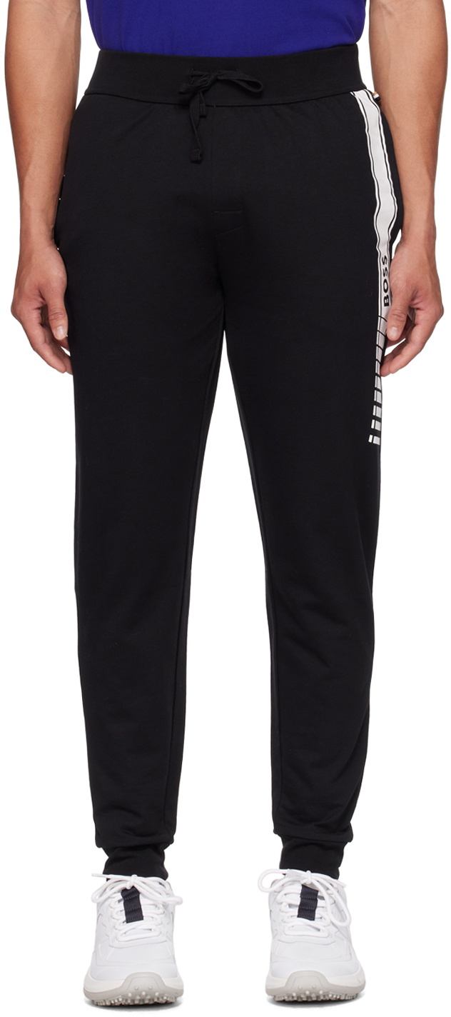 BOSS Black Printed Lounge Pants BOSS