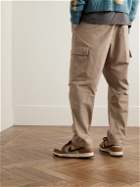 Nike - Club Straight-Leg Logo-Embroidered Cotton-Ripstop Cargo Trousers - Neutrals