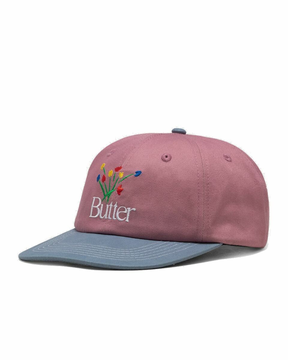 Photo: Butter Goods Bouquet 6 Panel Cap Blue|Pink - Mens - Caps