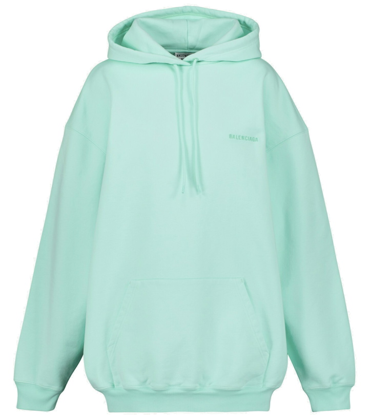 Photo: Balenciaga - Logo cotton hoodie