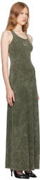 Diesel Green D-Avena-P1 Maxi Dress