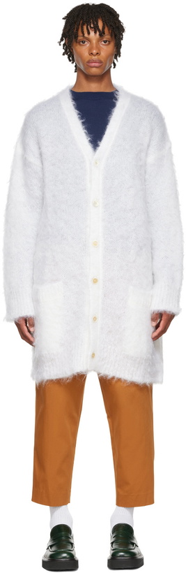 Photo: Marni White Mohair Cardigan