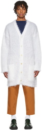 Marni White Mohair Cardigan