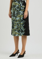 3.1 Phillip Lim Ethereal Mushrooms Sequin-embellished Tulle Skirt Blue