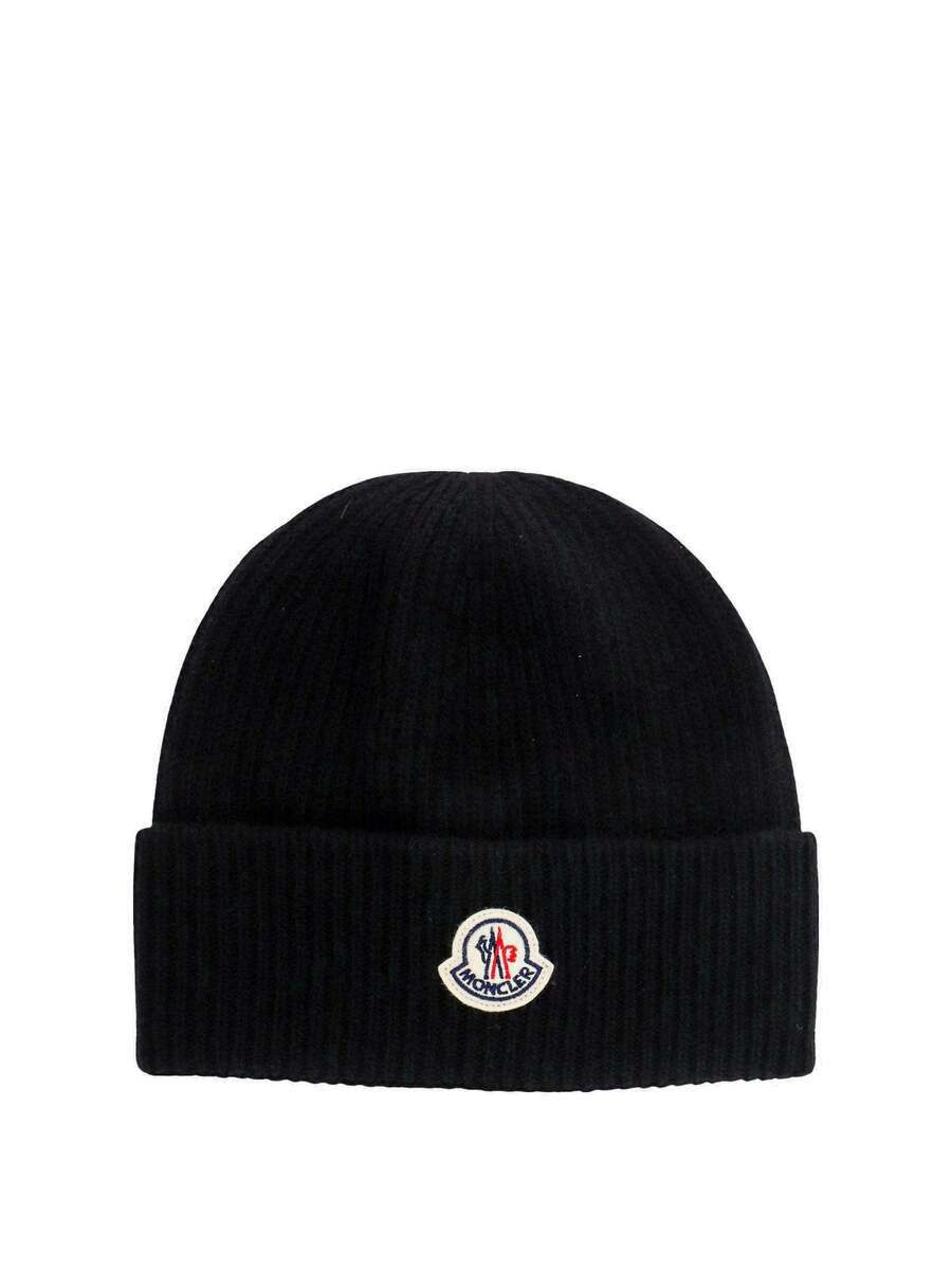 mens black moncler hat