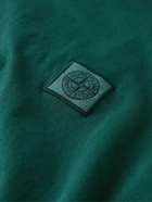 Stone Island - Logo-Embroidered Garment-Dyed Cotton-Jersey T-Shirt - Green