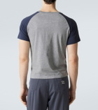 Miu Miu Logo cotton jersey Henley shirt