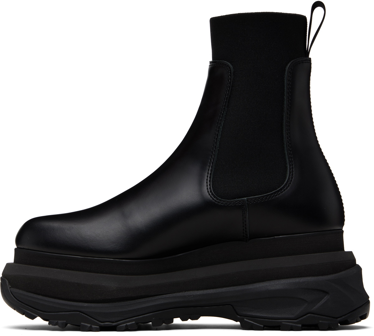 sacai Black Chelsea Boots Sacai
