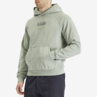 Napapijri Men's Split Logo Hoodie in Green Mil G1