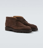 John Lobb Suede desert boots