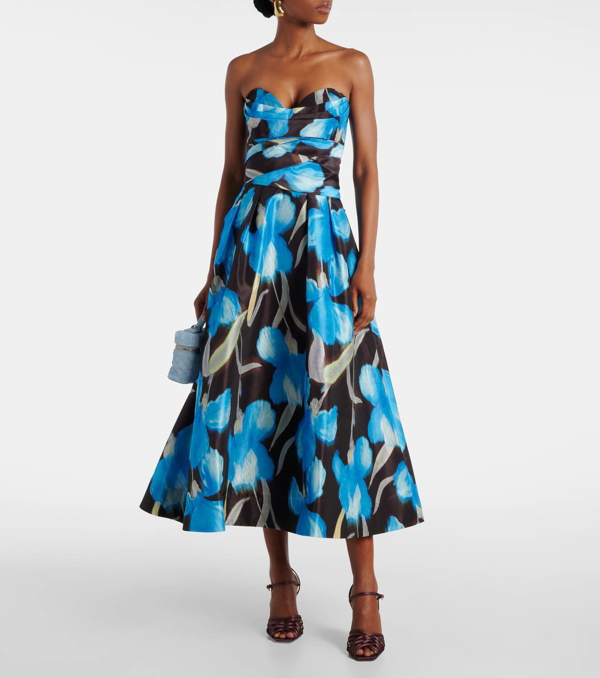Rebecca Vallance Ingrid printed midi dress Rebecca Vallance
