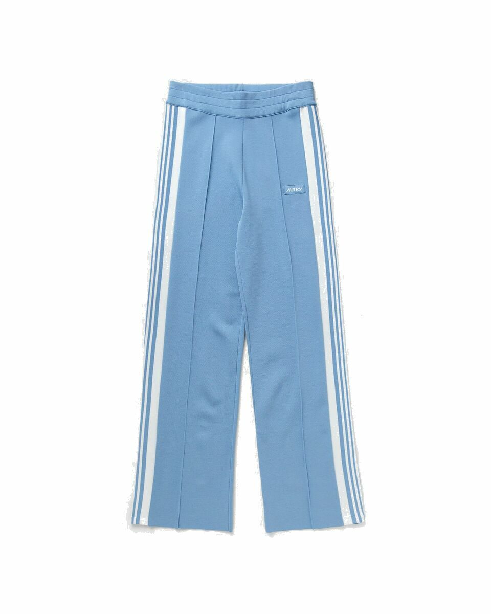 Photo: Autry Action Shoes Wmns Pants Main Blue/White - Womens - Track Pants