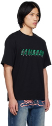 ICECREAM Black Italic T-Shirt