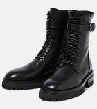 Ann Demeulemeester Cisse leather combat boots