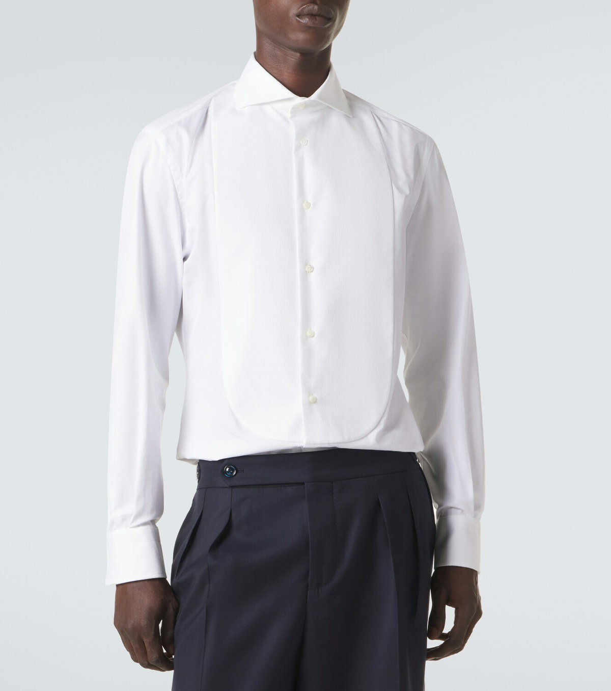 Brunello Cucinelli Cotton tuxedo shirt