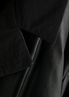 Arma Lara Reversible Padded Leather Jacket Black