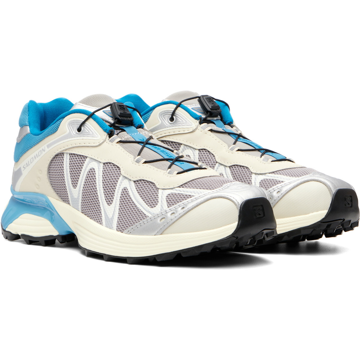 Salomon Off-White & Blue XT-Whisper Sneakers