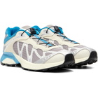 Salomon Off-White & Blue XT-Whisper Sneakers