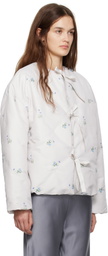 Sleeper White Ukiyo Puffer Jacket