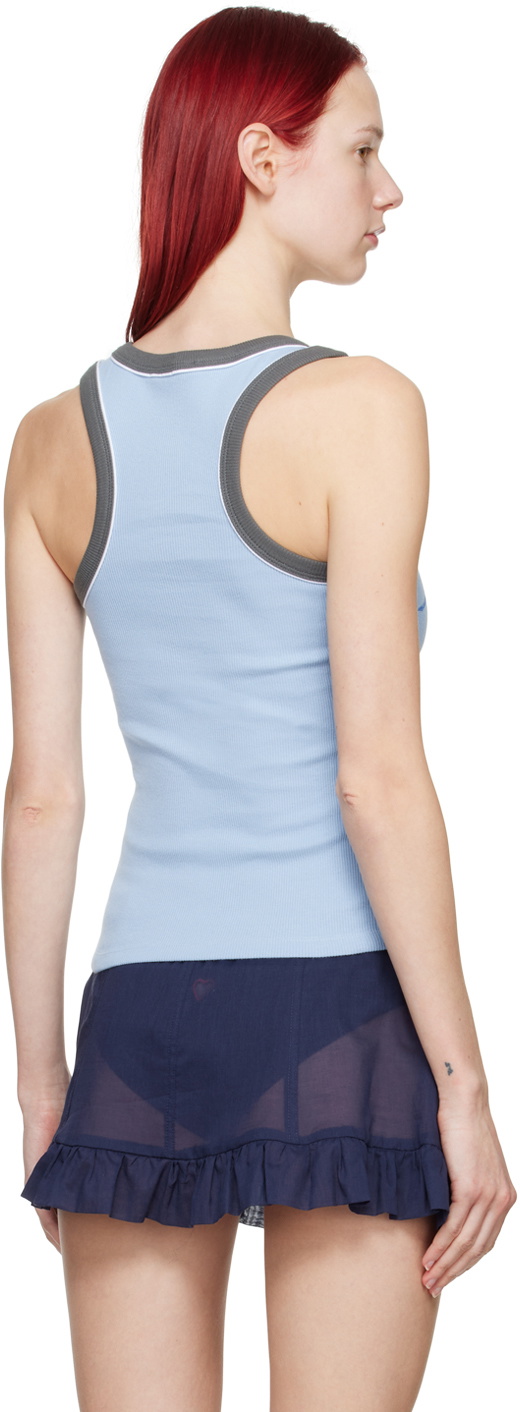 PALOMA WOOL ダークブルー ハルタータンクトップ Paloma Wool ダークブルーハルタータンクトップ Tops – Paloma Wool