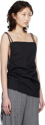 Baserange Black Pictorial Strap Camisole