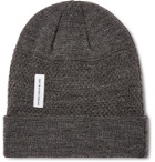 Pop Trading Company - Mélange Knitted Beanie - Gray