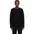 Winnie Black Mohair Sweater