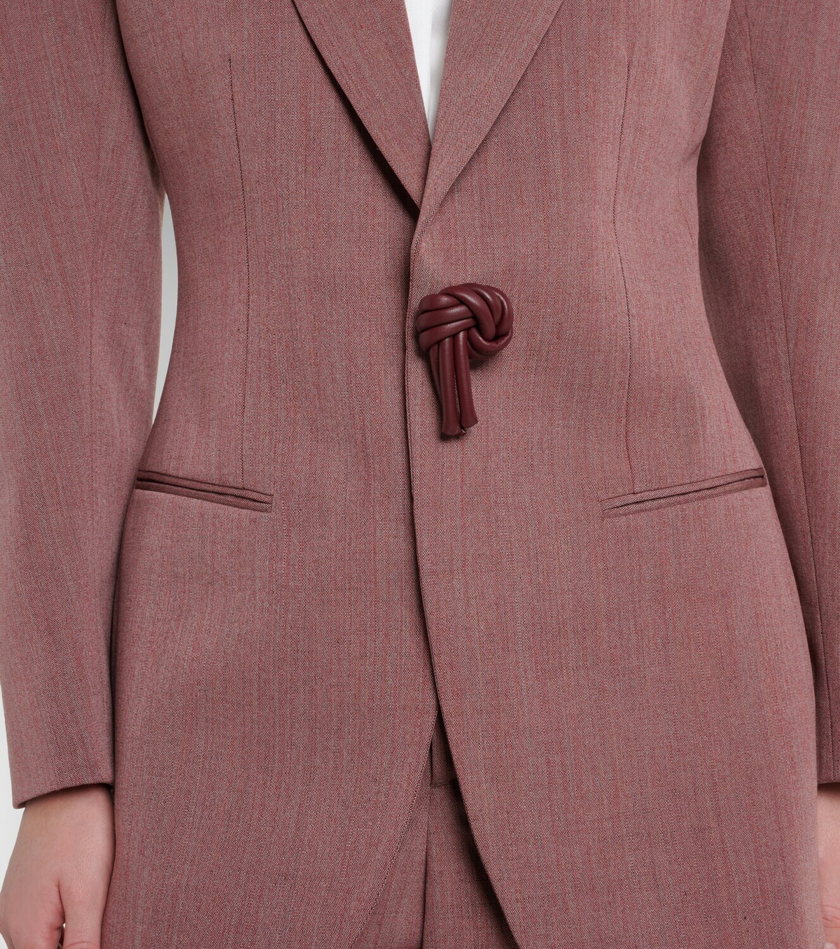 Bottega Veneta Wool and linen-blend blazer