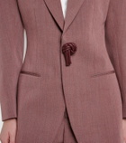 Bottega Veneta Wool and linen-blend blazer