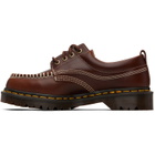Dr. Martens Brown Lowell Leather Moc Toe Derbys