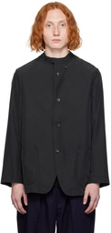 RAINMAKER KYOTO Black Officer Collar Blazer