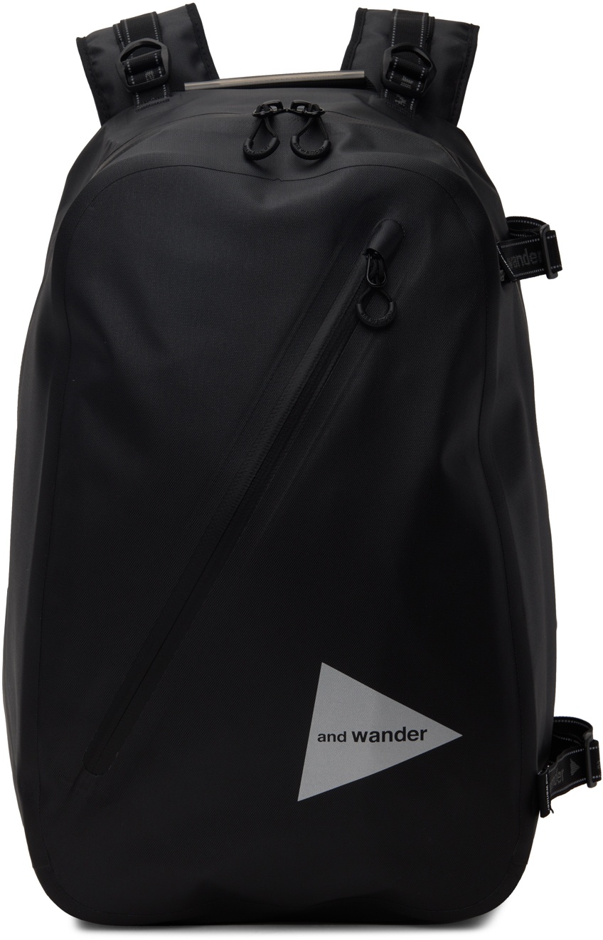 and wander Black Waterproof Backpack and Wander