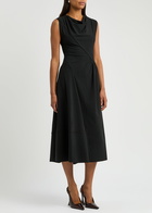 High Daring Stretch-jersey Midi Dress Black