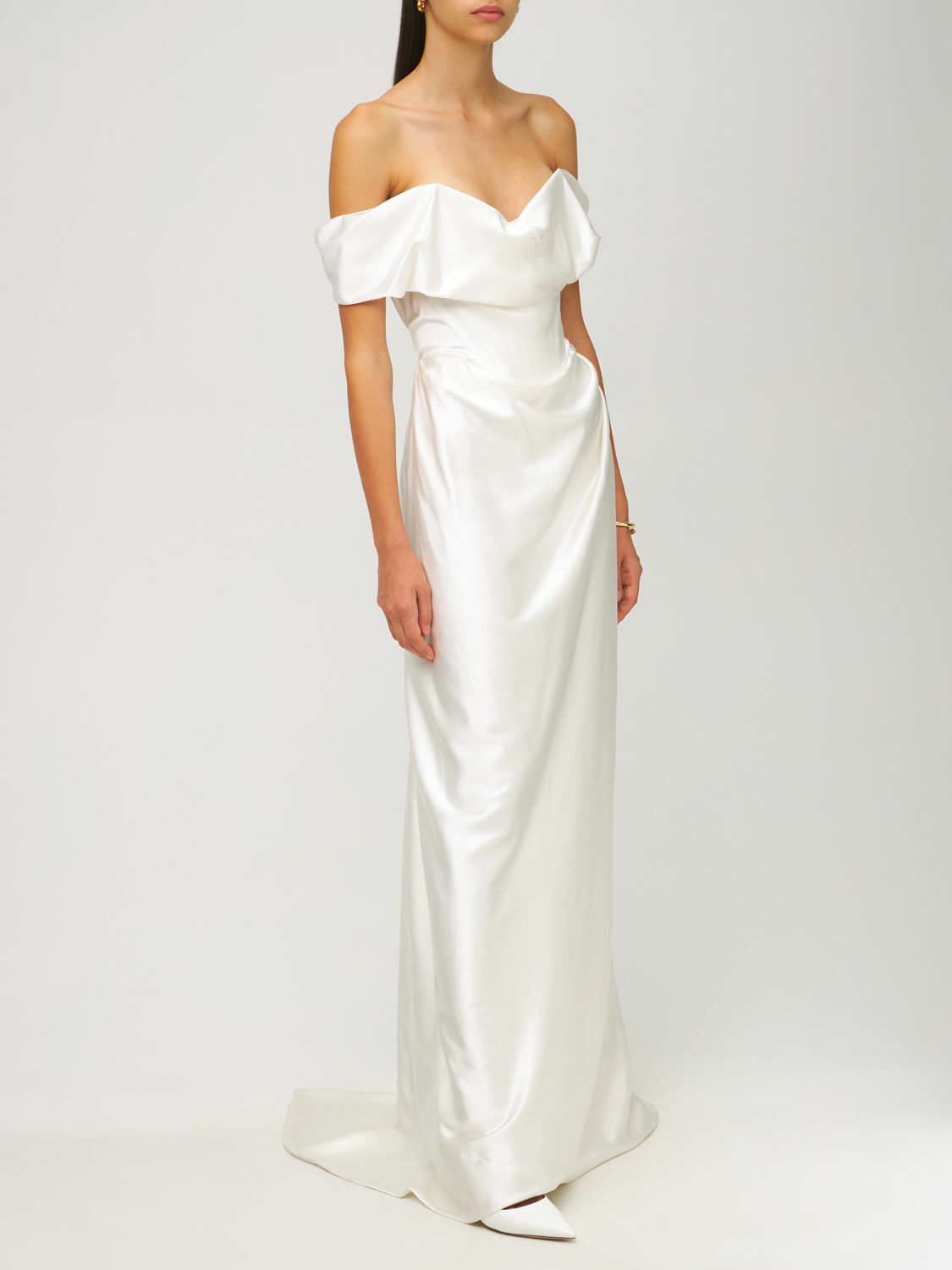 vivienne westwood heavy silk satin dress Vivienne Westwood, Nova Cocotte, Heavy Silk Satin, UK8 Wedding Dress Save 24%