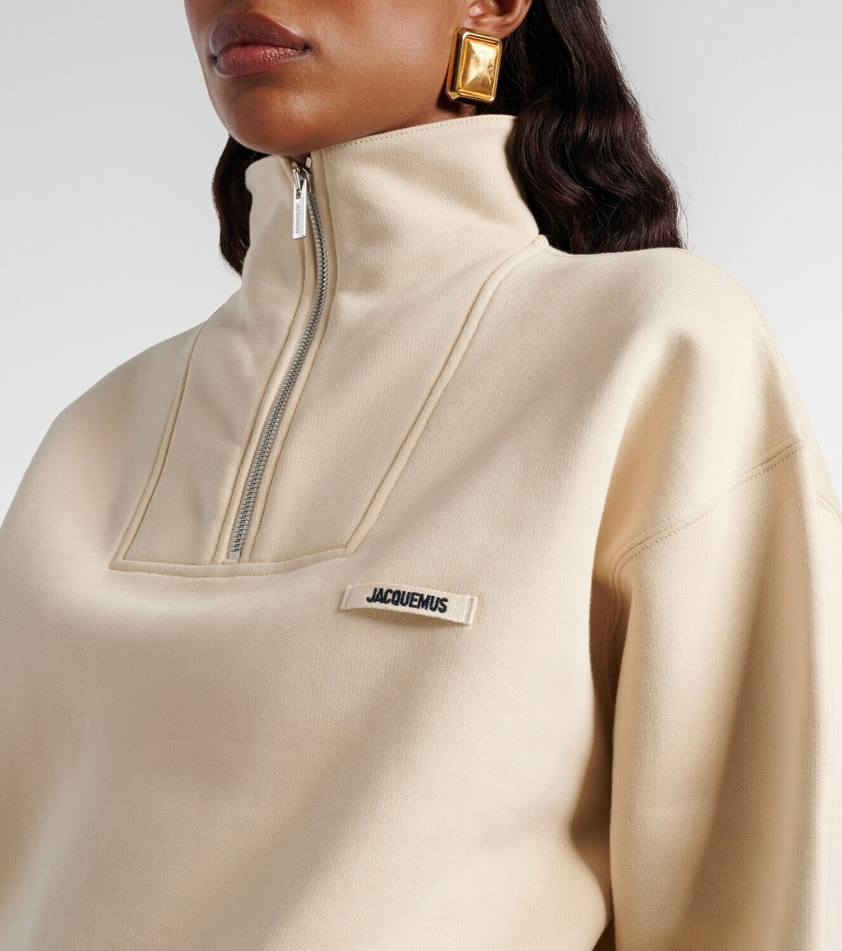Jacquemus Logo cotton jersey sweatshirt