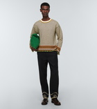 Bode - Embroidered wool pants