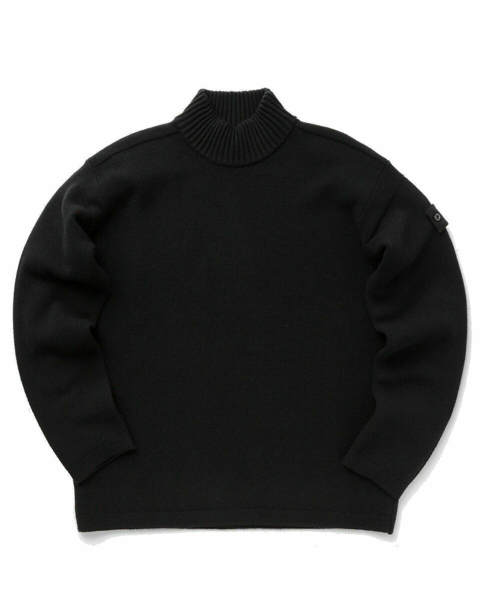 Photo: Stone Island Knitwear Geelong Wool  Stone Island Ghost Pieces Black - Mens - Pullovers