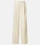 Dorothee Schumacher Casual Sophistication linen and cotton wide-leg pants