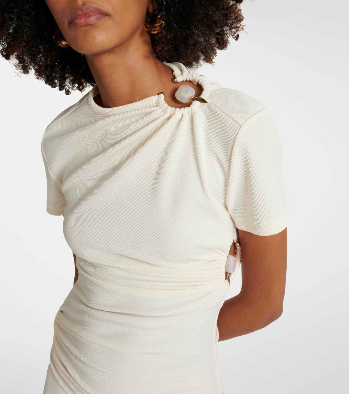 【Christopher Esber】 Ring-detailミニドレス Christopher Esber Ring-detail minidress Christopher Esber