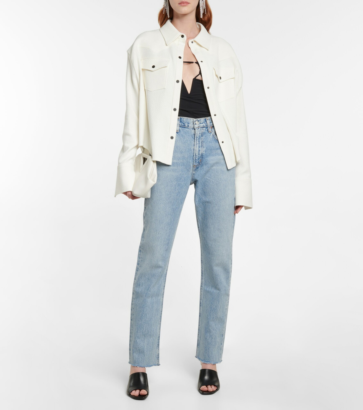 Agolde - Cherie high-rise straight jeans