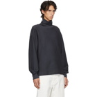 Lemaire Grey Cotton Turtleneck